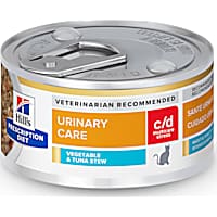 Hill's Prescription Diet c/d Multicare Stress Urinary Care Vegetable & Tuna Stew Wet Cat Food