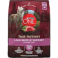Purina One True Instinct Lean Muscle Support with Real Beef Natural High Protein Dry Dog Food