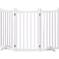 Topeakmart White 3-Panel Pet Puppy Fence