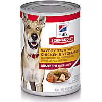 Hill's Science Diet Adult Savory Stew with Chicken & Vegetables Canned Wet Dog Food