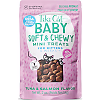 Tiki Cat Baby Tuna & Salmon, Soft & Chewy Treats for Kittens