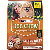 Purina Dog Chow Little Bites with Real Chicken and Beef Small Breed Dry Dog Food
