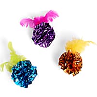 Leaps & Bounds Snowball Crinkle Assorted Cat Toy