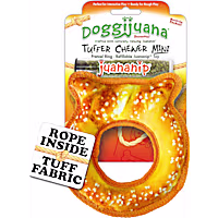 Doggijuana Tuffer Chewer Mini Refilllable Pretzel Ring Dog Toy