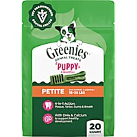 Greenies Chicken Flavor Petite Size Natural Dental Puppy Treats