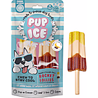 Pup Ice Rocket Lollies Banana and Chocolate Treats for Dogs