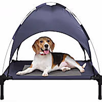 Pet Adobe Elevated Dog Bed with Canopy