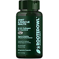 Rooted Owl Natural Supplements Joint & Muscle Health for Medium & Large Dogs Capsules with UC-II Collagen