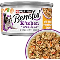 Purina Beneful Medleys Romana Style with Real Chicken, Carrots, Pasta, and Spinach in Gravy Wet Dog Food