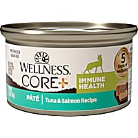 Wellness CORE+ Immune Health Natural Grain Free Tuna & Salmon Pate Canned Wet Cat Food