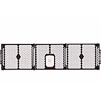 MyPet Extra Wide Gate with Small Pet Door