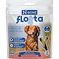 N-Bone Beef Liver Flavor Flossta Dual Action Dental Chews for Dogs