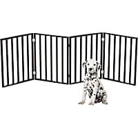 Pet Adobe 4-Panel Indoor Foldable Pet Gate 24 in-Tall by 72 in-Wide