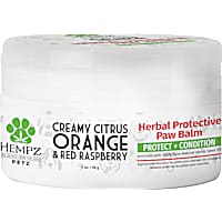 HEMPZ Creamy Citrus Orange & Red Raspberry Herbal Protective Paw Balm for Dogs