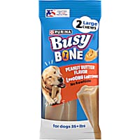 Purina Busy Bone Peanut Butter Flavor Made in USA Facilities, Long Lasting Small/Medium Breed Adult Dog Chews