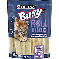 Busy Bone Rawhide Rollhide Small/Medium Breed Dog Bones