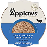 Applaws Natural Tuna Fillet with Crab Pot in Broth Wet Cat Food