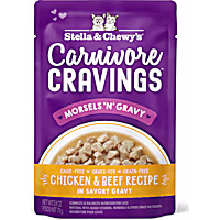 Stella & Chewy's Carnivore Cravings Morsels'N'Gravy Chicken & Beef Recipe Cat Food