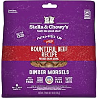 Stella & Chewy's Freeze Dried Bountiful Beef Recipe Dinner Morsels Cat Food