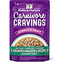 Stella & Chewy's Carnivore Cravings Morsels'N'Gravy Salmon & Mackerel Recipe Cat Food