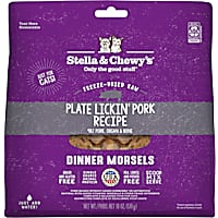 Stella & Chewy's Freeze Dried Plate Lickin'  Pork Recipe Dinner Morsels Cat Food