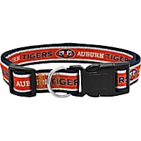 Pets First NCAA Auburn Satin Dog Collar