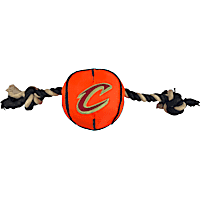 Pets First NBA Cleveland Cavaliers Nylon Basketball Rope Dog Toy