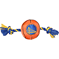 Pets First NBA Golden State Warriors Nylon Basketball Rope Dog Toy