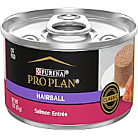 Purina Pro Plan Hairball Formula Control Wet Pate, Salmon Entree Cat Food