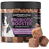 JustFoodForDogs Probiotic Booster Health Supplement Soft Chews