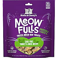 Stella & Chewy's Meowfulls Turkey & Duck Recipe Freeze Dried Cat Treats