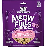 Stella & Chewy's Meowfulls Whitefish & Salmon Recipe Freeze Dried Cat Treats