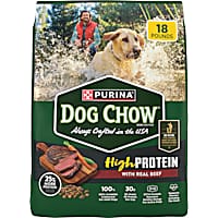Purina Dog Chow High Protein Dry Dog Food with Real Beef Recipe