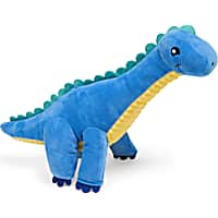Leaps & Bounds Blue Plush Brontosaurus Dog Toy