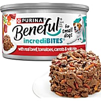 Purina Beneful Small Breed High Protein Wet Dog Food with Gravy, Incredibites with Real Beef