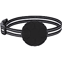 Pet Life Black Howless LED 1-to-2 Dog 1,200 Foot Range 7-Level Vibration and Sound Training Dog Collar Additional Receiver