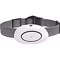 Pet Life Black/White Barksafe LED 1-to-3 Dog 1,200 Foot Range 7-Level Vibration & Sound Training Dog Collar Additional Receiver