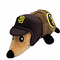 Pets First MLB San Diego Padres Hedgehog Dog Toy