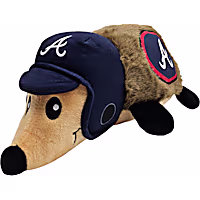 Pets First MLB Atlanta Braves Hedgehog Dog Toy