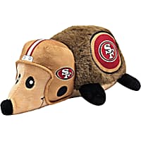 Pets First NFL San Francisco 49Ers Hedgehog Dog Toy