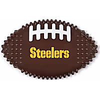 Pets First Pittsburgh Steelers Football Mega Chew Dog Toy