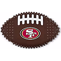 Pets First San Francisco 49ers Football Mega Chew Dog Toy