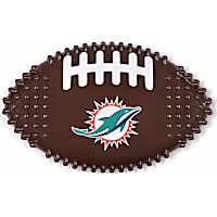 Pets First Miami Dolphins Football Mega Chew Dog Toy