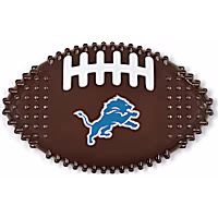 Pets First Detroit Lions Football Mega Chew Dog Toy