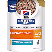 Hill's Prescription Diet c/d Multicare Feline Vegetable, Tuna & Rice Stew Wet Cat Food