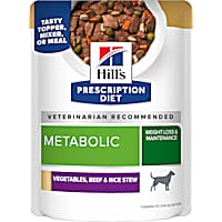Hill's Prescription Diet Metabolic Canine Vegetables, Beef & Rice Stew Wet Dog Food