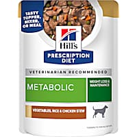 Hill's Prescription Diet Metabolic Canine Vegetables, Rice & Chicken Stew Wet Dog Food