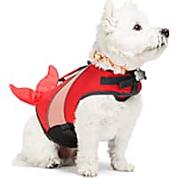 YOULY Dog Floatation Vest with Mermaid Fin