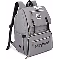 Mobile Dog Gear Gray Ultimate Week Away Backpack for Dogs Personalized