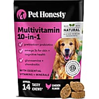 Pet Honesty Chicken Multivitamin 10-in-1 Soft Chews for Dogs
